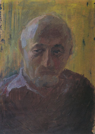 Автопортрет. К. м., 49x35. 70-е годы.