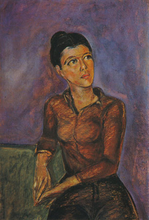 Лена. К. м., 71x49.5. 1980.