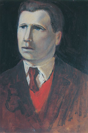 Мужской портрет. К. м., 50x35. 70-е годы.