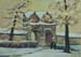 Коломенское. Проездные ворота. К. м., 50x70. 70-е годы.